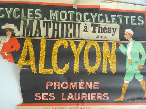 Publicité affiche ancienne - publicité,