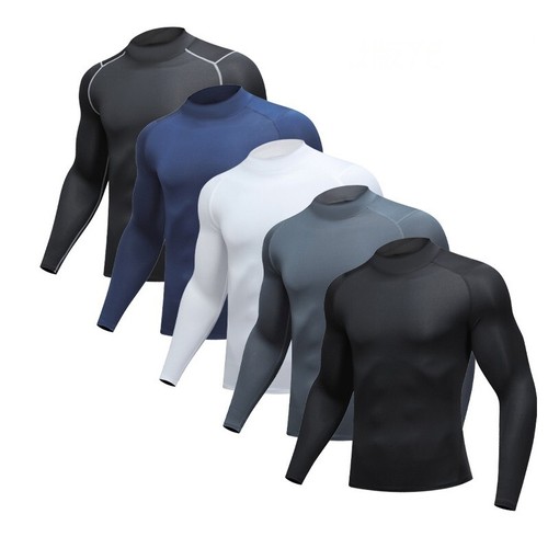 Men mock neck long - neck,