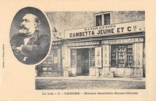 Old postcard 46 CAHORS BAZAR GENOIS