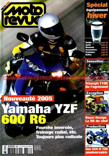 Moto revue 3637 yamaha yzf - moto, r6