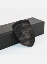 PORSCHE Emblème Capot NOIR /