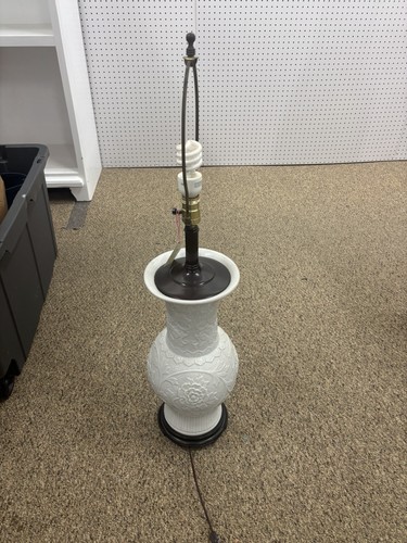 Blanc chine porcelain lamp - chine,