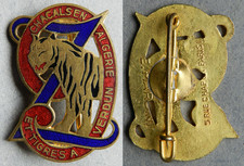 9° RGT DE ZOUAVES, 37mm ÉMAIL AJOURÉ - E. MARDINI