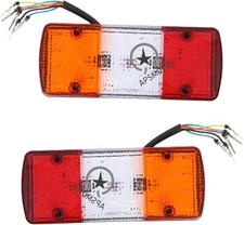 2PCS Feux Arrière LED 24V Pour Remorque Camion UTV UTE Camping-Car Pickup