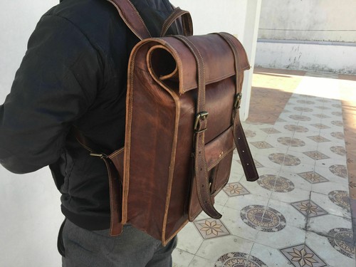 Sac dos cuir véritable - à,