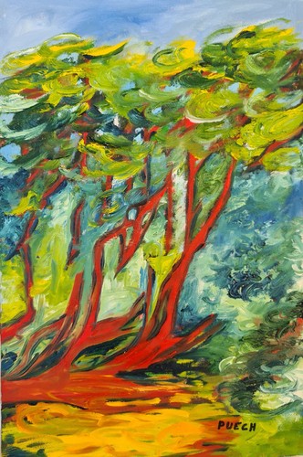 Peinture huile bouquet - peinture, l'huile