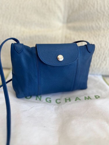 Sac pochette cuir - pochette, longchamp
