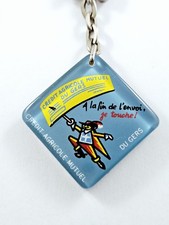 KEYRING - Bourbon - CRÉDIT AGRICOLE MUTUEL du GERS - Musketeer 1960s -