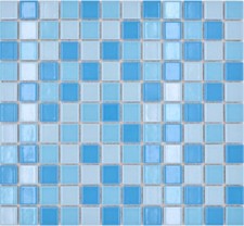 Mosaïque Céramique Bleu