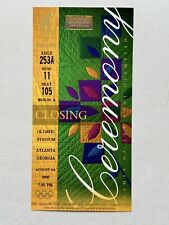 Cérémonie De Clôture JO Atlanta 1996 Closing Ceremony Ticket