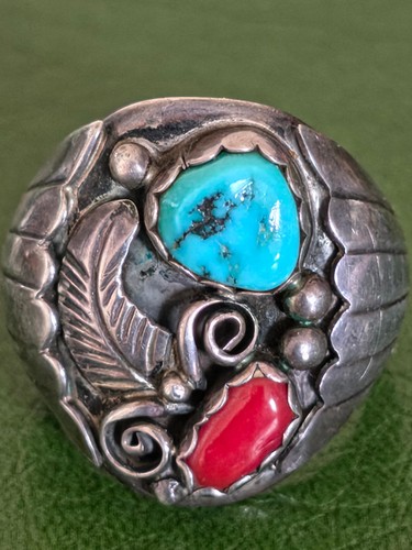 Bague chevalière navajo en - navajo,