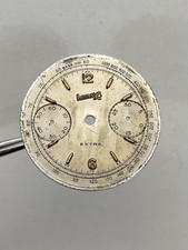 Vintage  Whatch dial from an Eberhard Chronograph cal.65. Orologio Montre Uhren