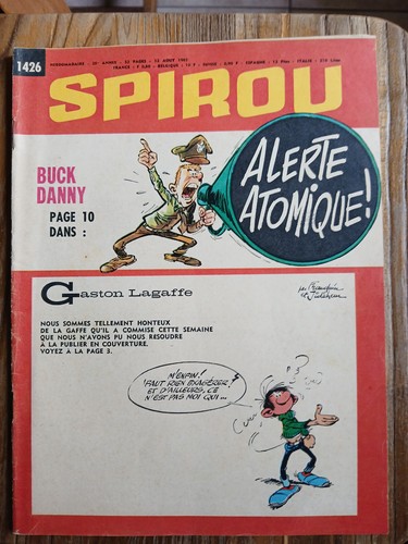 Spirou 1426 gaston - bd,
