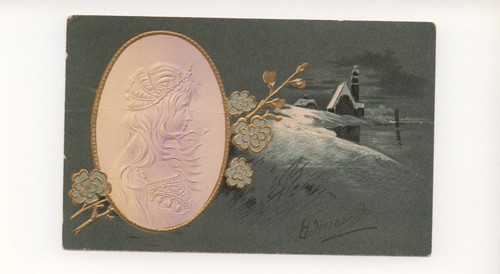 Carte postale fantaisie jeune - carte,