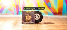 Disque 45 Tours Vinyle Wings ( Paul Mc Cartney ) Good night tonight 1979