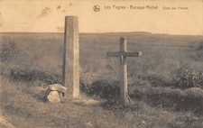 CPA BELGIUM LES FAGNES BARAQUE MICHEL CROIX DES FIANCES