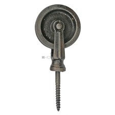 Roulette De Porte Coulissante En Fer Antique Ancienne Dm 50Mm