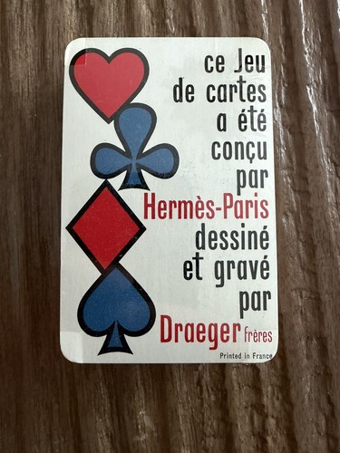 Jeu cartes hermès - jeu,