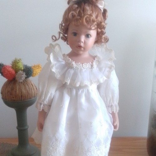 Poupée porcelaine fille - poupée,