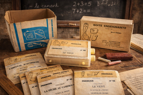 Boîte enseignante freinet - enseignante,