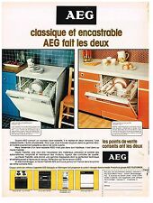 ADVERSSTISING ADVERTISING 1977 AEG Dishwasher