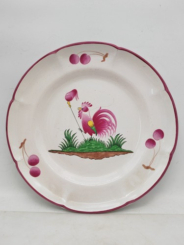 Assiette saint clément - clément, décor