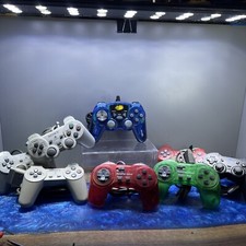 8X Sony PlayStation PS2 PS1 Controllers See Desc.