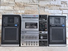 FONCTIONNE REVISÉ GHETTOBLASTER BOOMBOX SONY FH-3 COURROIES NEUVES