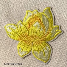 Écusson patch, FLEUR de LOTUS