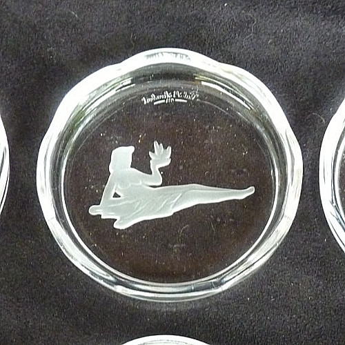 Dessous carafe cristal - dessous,