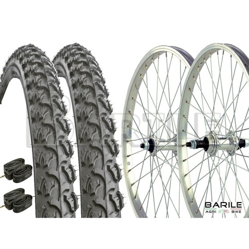 Paire roues pneus - roues, x