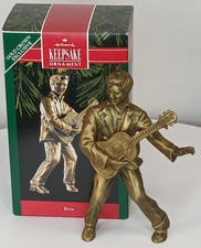 FIGURINE DE NOEL ELVIS PRESLEY - POUR LE SAPIN  -EPE /HALLMARK-USA