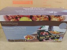 Kitchen Living 8 Person Raclette Party Grill Non Stick NEW IN BOX NICE!!!