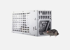Piège Multi-Captures Souris/Rats – Cage Métallique Réutilisable Double Porte