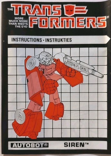 Vintage transformers siren - transformers,
