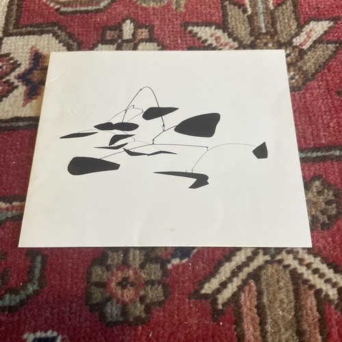 Alexandre calder stabile menu - alexandre,