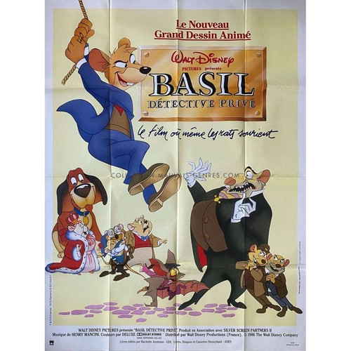 Basil detective prive affiche - basil,