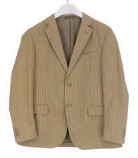 Z ZEGNA Blazer Homme (EU) 50 Simple Boutonnage À Revers Rayé