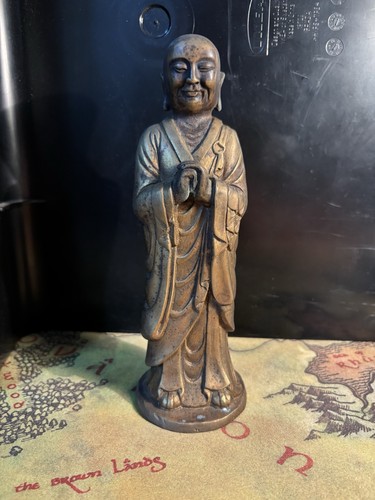 Statue ancienne moine - ancienne,