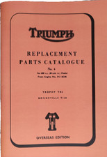 Livre De Pièces Triumph