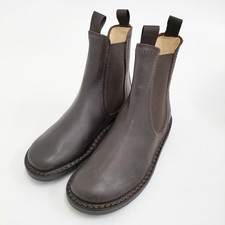 trippen Unused Chelsea size 36 side gore boots Dark brown 5-0930G♪