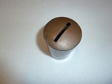 beautiful piggy bank made in a copper shell, trench art, unique piece!