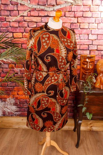 Robe disco vintage orange - vintage, 70er