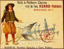 HUARD Frères CHARRUE Rpuu - POSTER HQ 50x70cm d'une AFFICHE VINTAGE