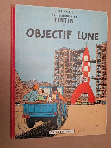 Hergé tintin objectif lune - tintin,