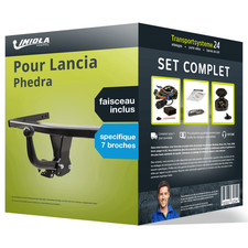 Attelage pour Lancia Phedra 05- col de cygne + Faisceau spécifique 7 broches TOP