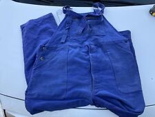 Antique Moleskine Mont St Michel Work Overalls Navy Style Peasant Worker
