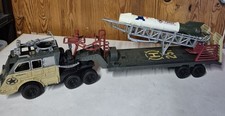 GI Joe Soldier Force Sentinel Truck Trailer Military Vehicle Launcher Truck