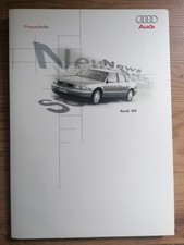 Audi S8 Press Kit in German 09/96 Mint Condition 