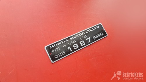 Honda cr125 125 1987 - cr,